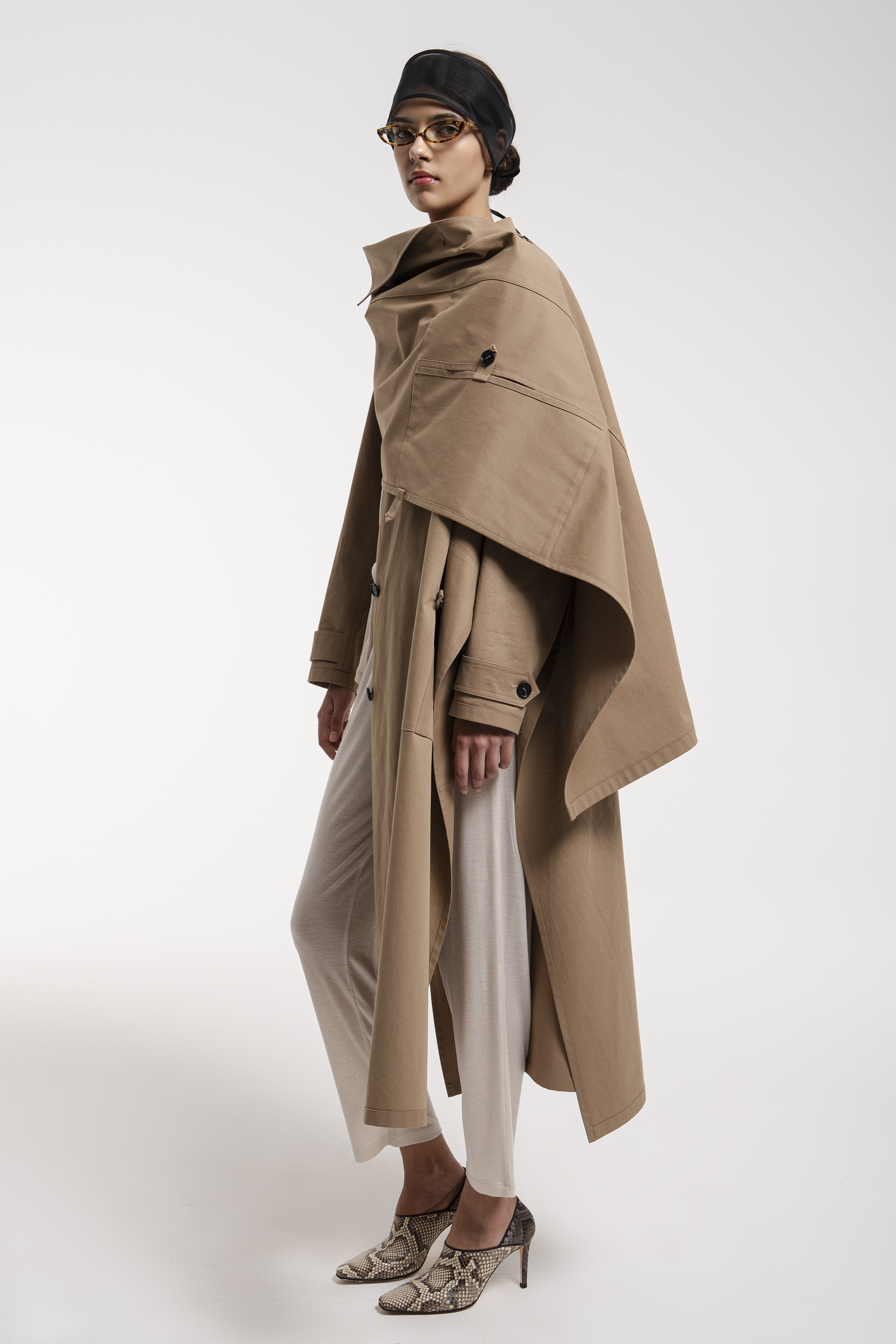 Convertible trench coat