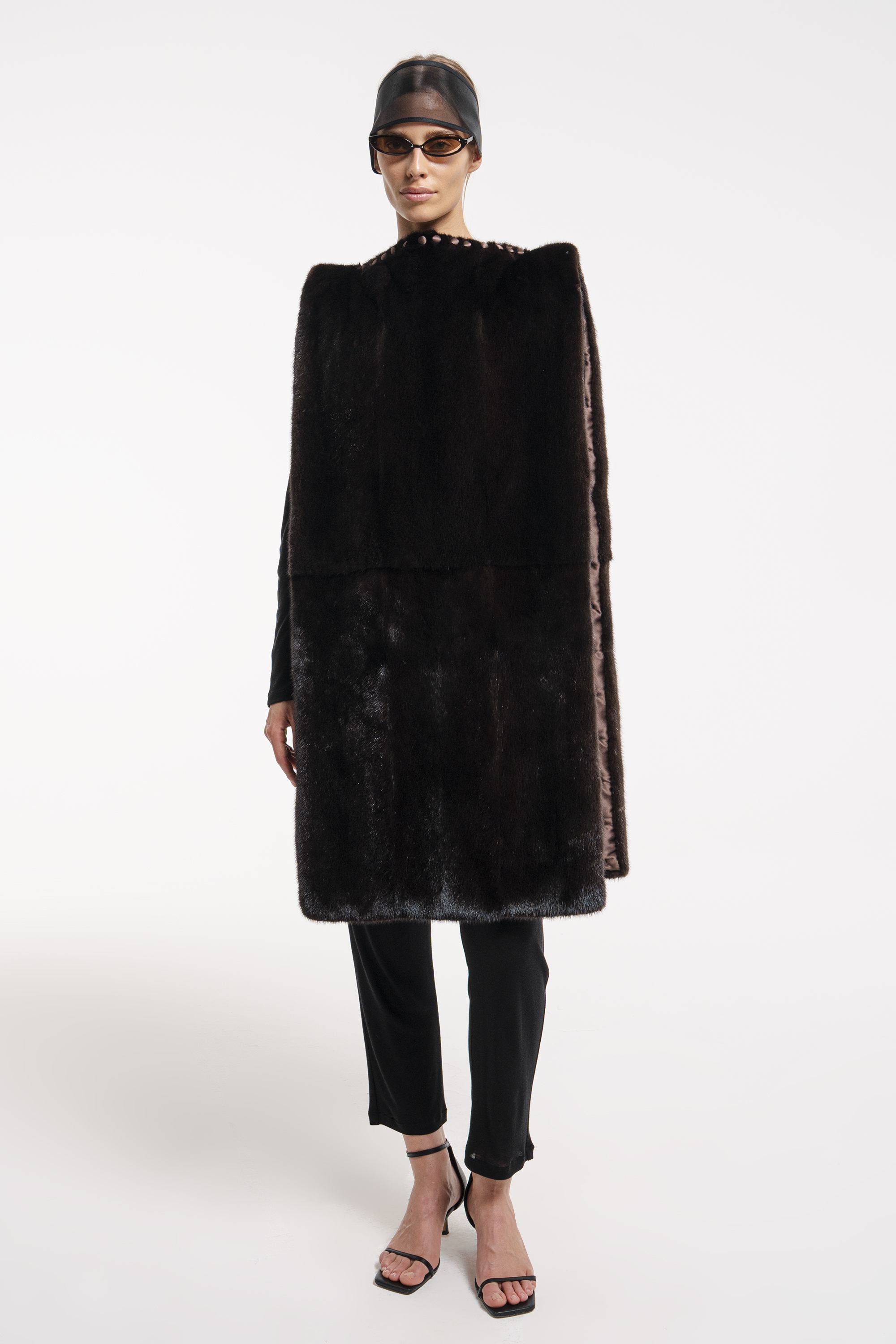 Mink fur vest