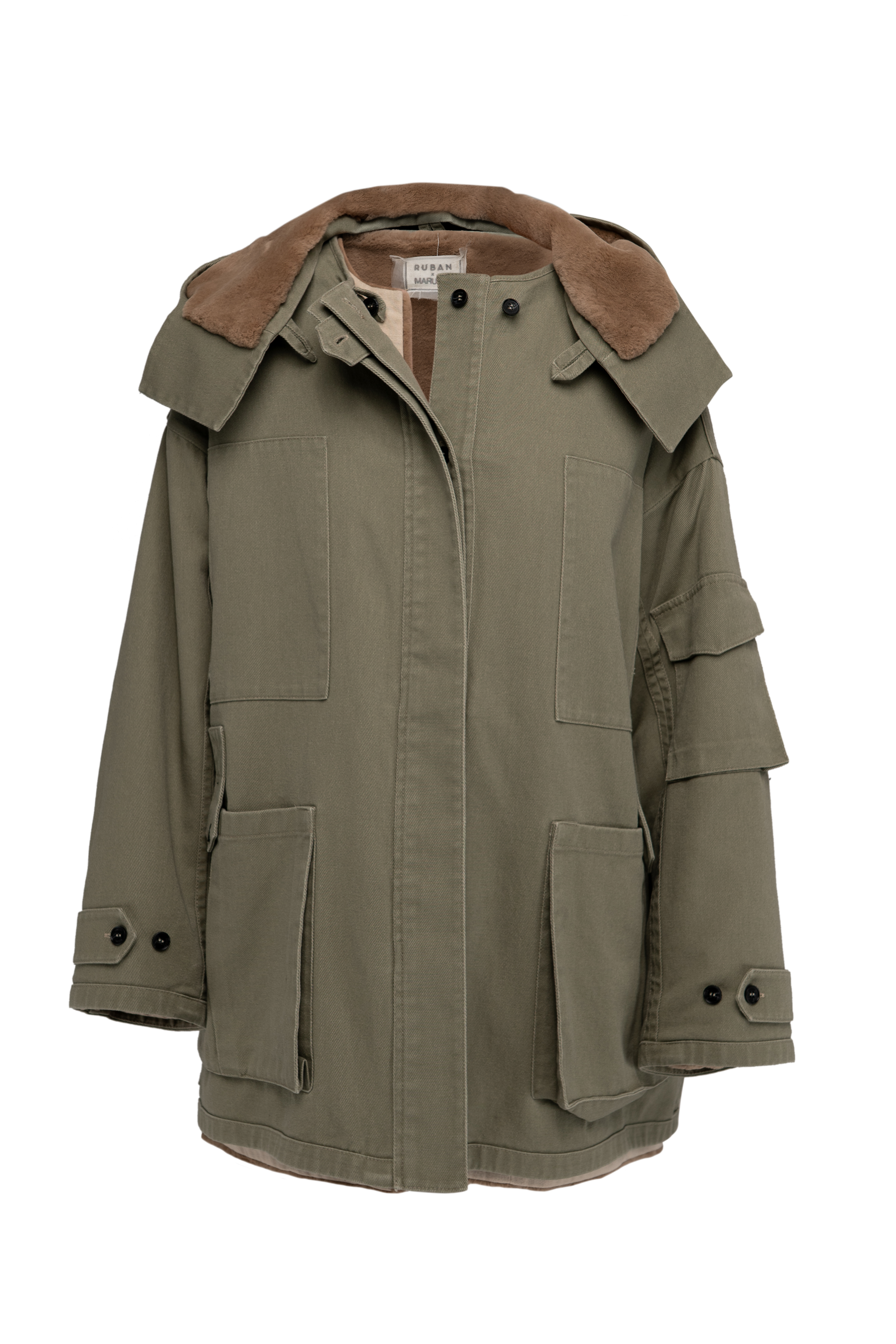 Jacket with fur lining