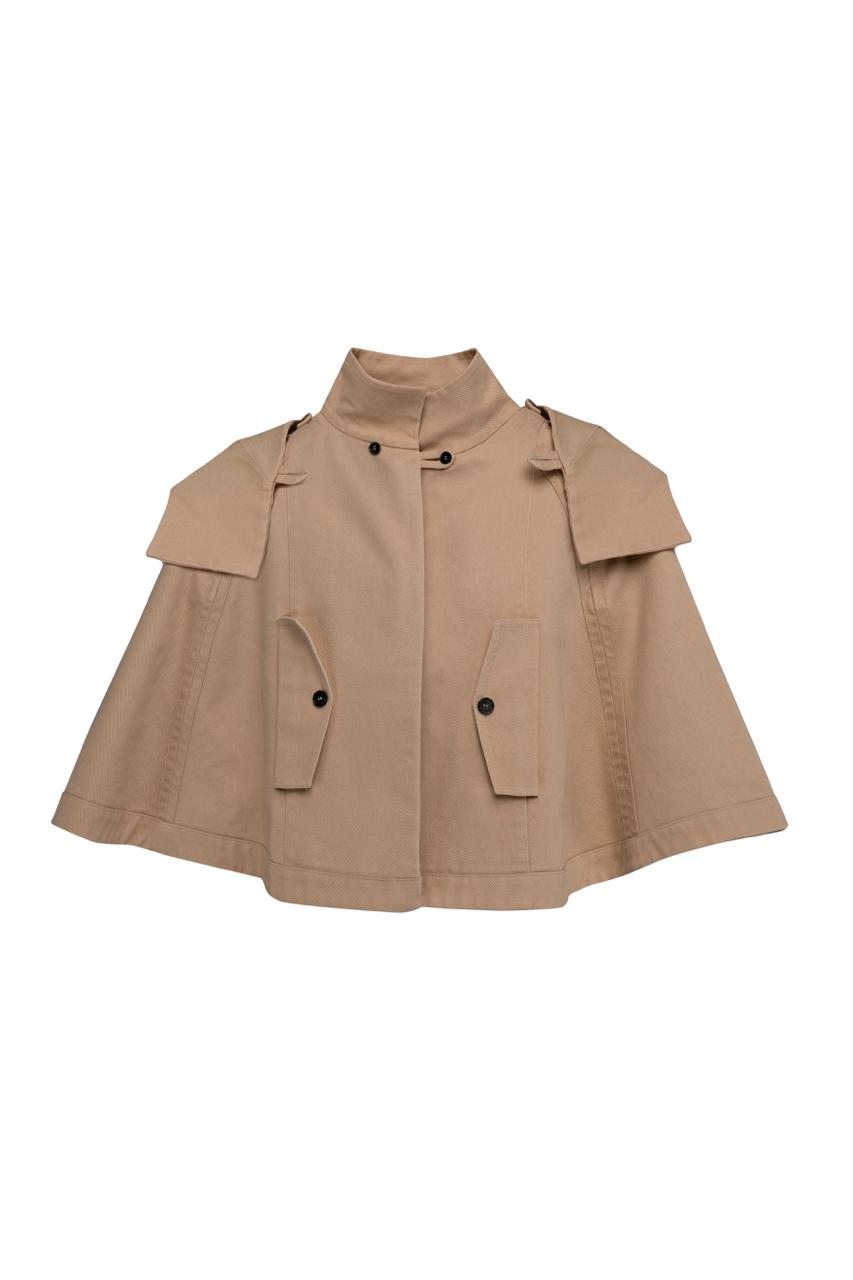 Short jacket with wool lining